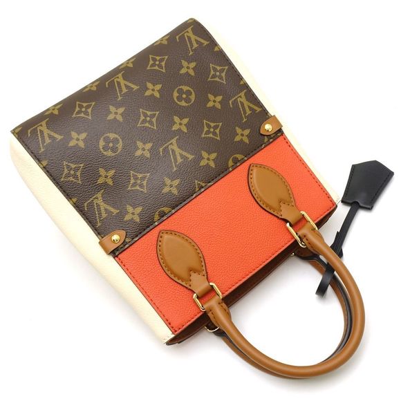 Louis Vuitton Fold Tote PM Calf Monogram Cerise Claim - Picture 4 of 7